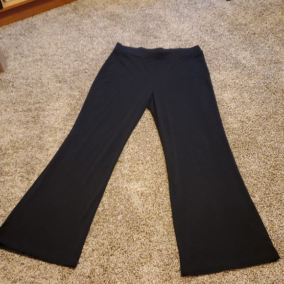 Travel Elements Pants - Palazzo Pants - Black